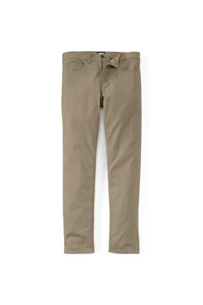 Lands' End Men's Big And Tall Travel Kit Straight Fit 5 Pocket Pant In Multi