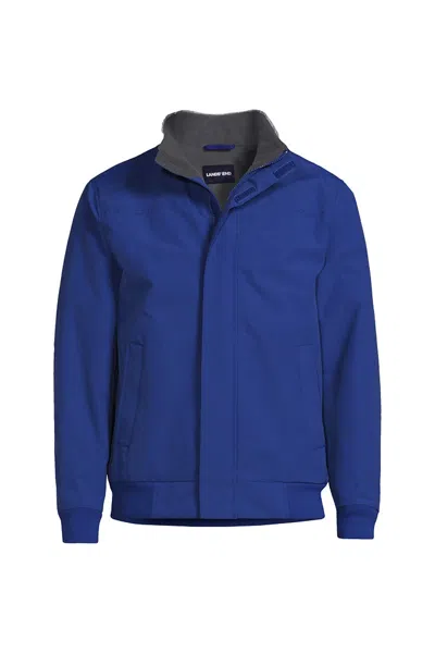 Lands' End Men's Big Classic Squall Jacket In Blue
