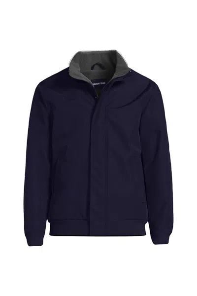 Lands' End Men's Big Classic Squall Jacket In Blue