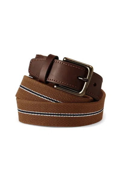 Lands' End Men's Big Elastic Surcingle Belt In Black