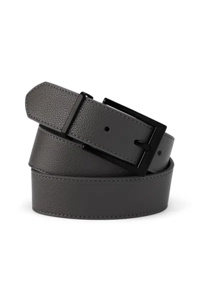 Lands' End Men's Big Pebble Belt In Gray