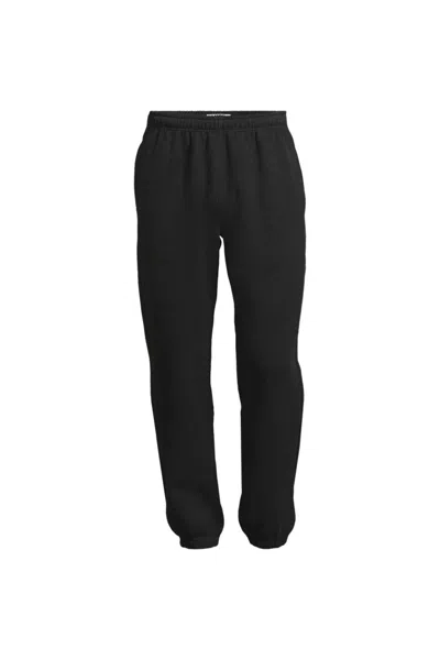Lands' End Men's Big Serious Sweats Jogger Pant In Black
