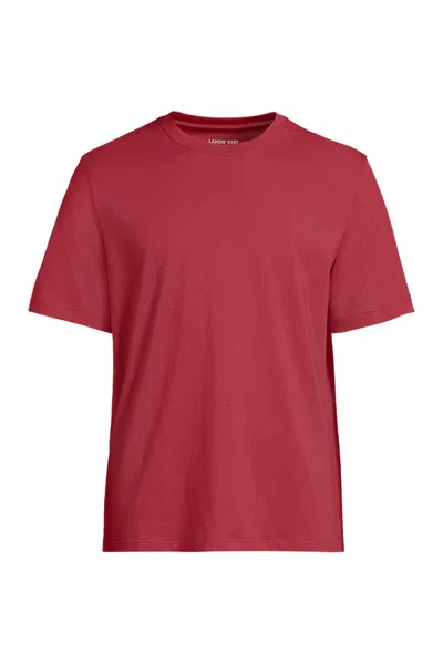 Lands' End Men's Big Short Sleeve Super-t In Animal Print