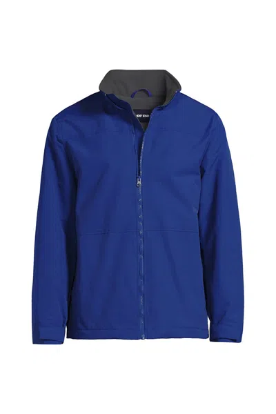 Lands' End Men's Big Sport Squall Jacket In Blue