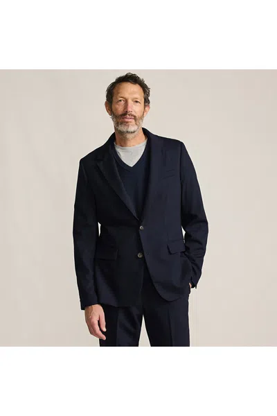 Lands' End Men's Classic Fit Year'rounder Blazer In Multi