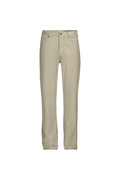 Lands' End Men's Classic Straight Fit Ultra Comfort 5 Pocket Pant In Gray