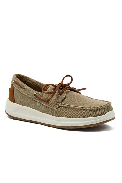 Lands' End Men's Comfort Slip On Boat Shoes In Brown