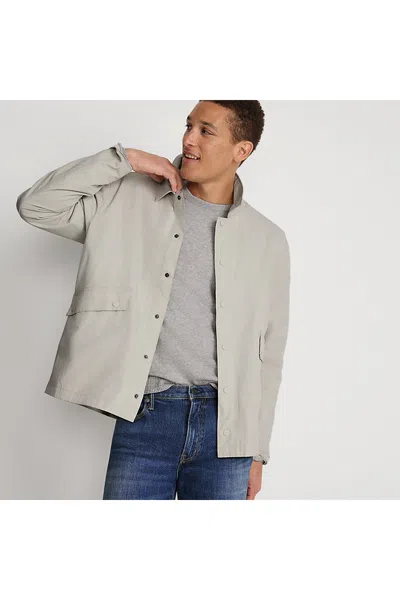 Lands' End Men's Crinkle Jacket In Neutral