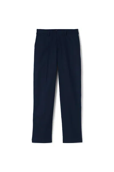 Lands' End Men's Dress Pants In Blue