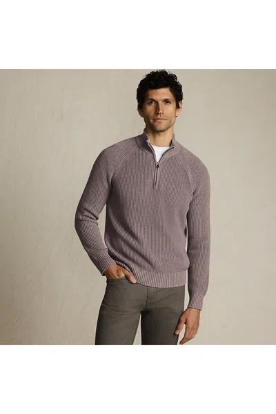 Lands' End Drifter Quarter Zip Sweater In Multi