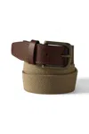 Lands' End Men's Elastic Surcingle Belt In Green