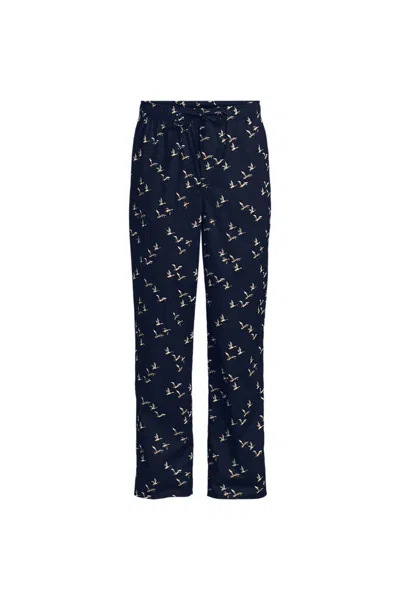 Lands' End Men's Essential Pajama Pant In Yellow