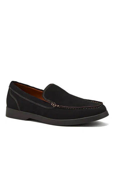 Lands' End Men's Essential Suede Loafers In Brown