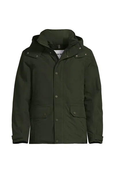 Lands' End Men's Expedition Waterproof Down Jacket In Green