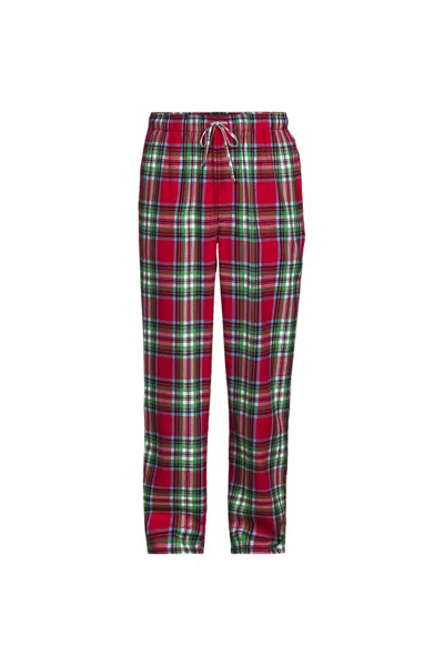 Lands' End Men's Flannel Pajama Pants In Multi