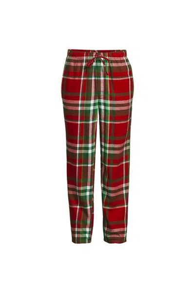 Lands' End Men's Flannel Pajama Pants In Multi