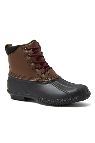 Lands' End Men's Insulated Duck Boots In Brown