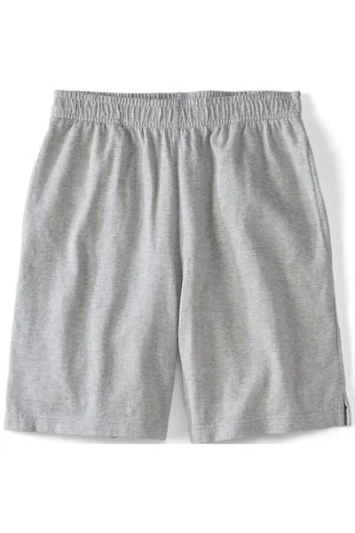 Lands' End Men's Jersey Knit Short In Gray