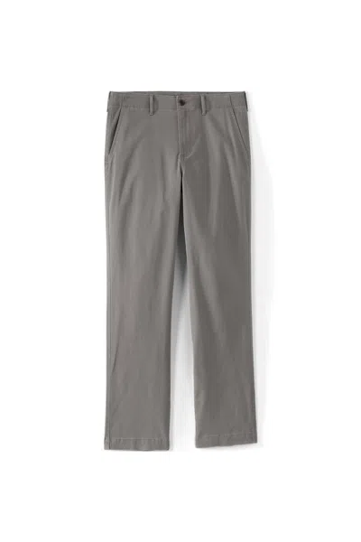 Lands' End Men's Knockabout Comfort Waist Classic Fit Chino Pant In Gray