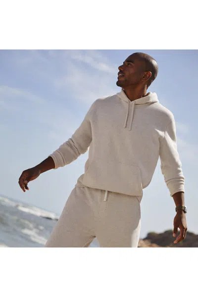 Lands' End Men's Long Sleeve Serious Sweats Pullover Hoodie Sweatshirt In Neutral