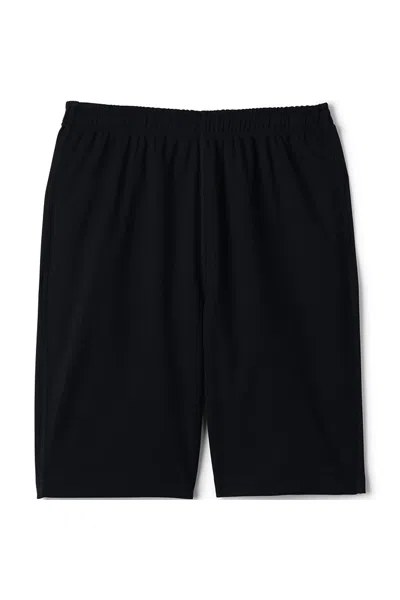 Lands' End Men's Mesh Gym Shorts In Black