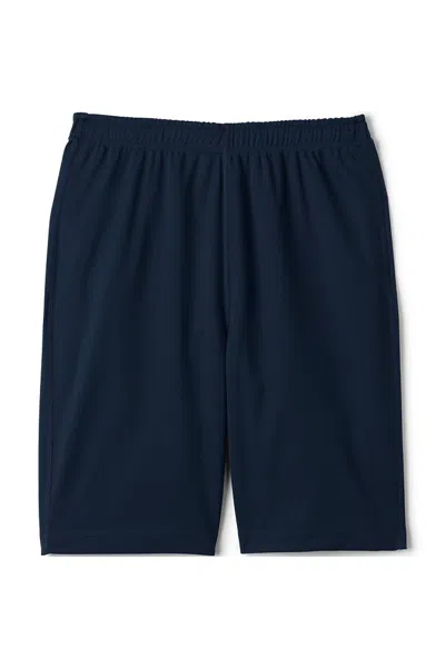 Lands' End Men's Mesh Gym Shorts In Blue
