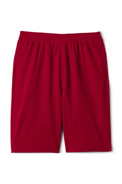 Lands' End Men's Mesh Gym Shorts In Red