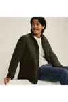 Lands' End Mixed Media Cord Jacket In Green