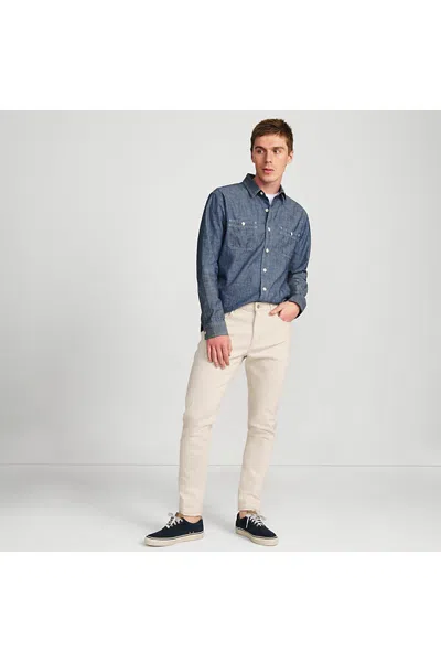 Lands' End Men's Recover 5 Pocket Slim Fit Denim Jeans In White