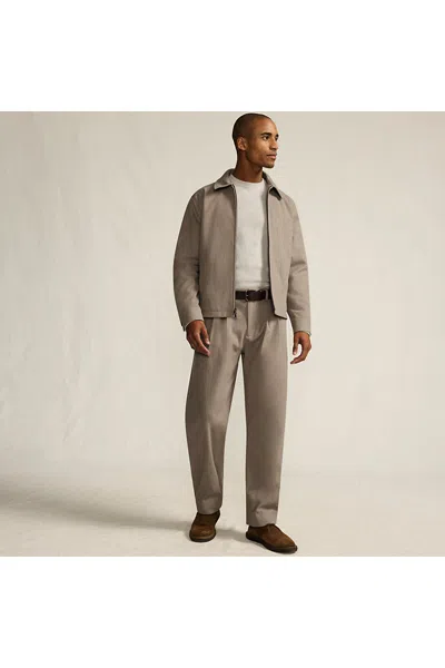 Lands' End Men's Relaxed Fit Pleated Dress Pants In Multi