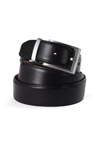 Lands' End Men's Reversible Belt In Black