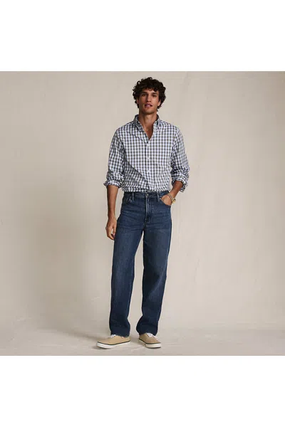 Lands' End Men's Rigid Barrel Jean In Multi