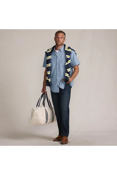 Lands' End Men's Rigid Classic Fit Jean In Blue