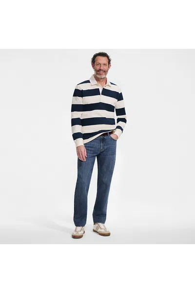 Lands' End Men's Rigid Comfort Waist Classic Fit Jean In Blue