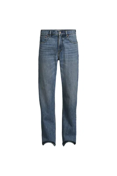 Lands' End Men's Rigid Comfort Waist Classic Fit Jean In Blue