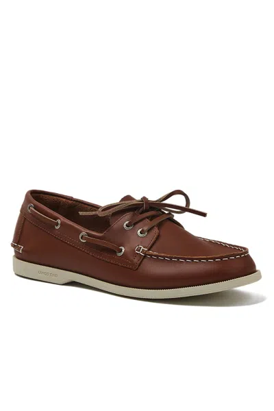 Lands' End Men's Seaport Classic Boat Shoes In Brown