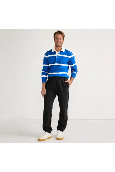Lands' End Men's Serious Sweats Jogger Pant In Black