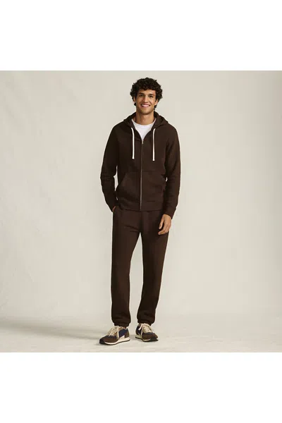 Lands' End Men's Serious Sweats Jogger Pant In Brown