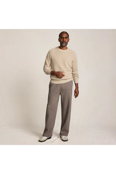 Lands' End Men's Serious Sweats Relaxed Sweatpant In Neutral