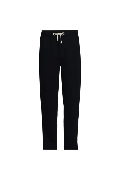 Lands' End Men's Serious Sweats Straight Leg Sweatpant In Black