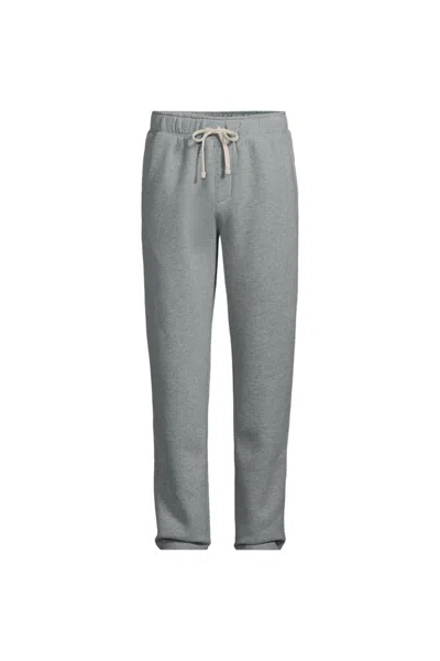 Lands' End Men's Serious Sweats Straight Leg Sweatpant In Gray