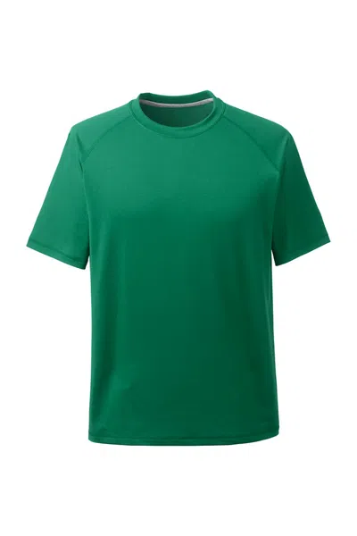 Lands' End Men's Short Sleeve Active Tee In Green