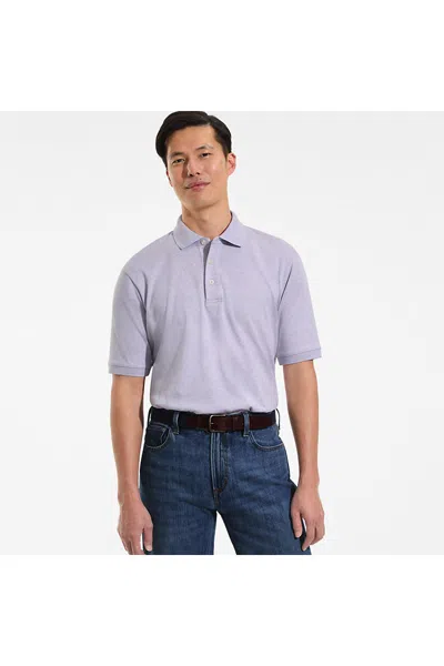 Lands' End Men's Short Sleeve Cotton Supima Polo Shirt In Pink