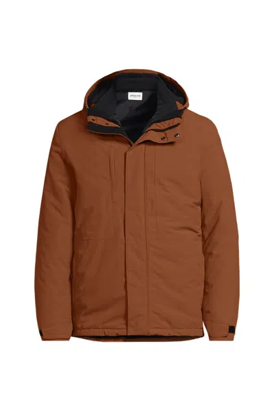 Lands' End Men's Squall 3 In 1 Jacket In Orange