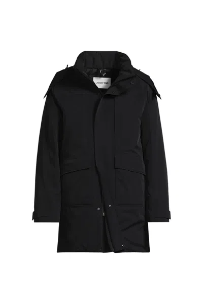 Lands' End Men's Squall Thermal Insulated Parka In Black