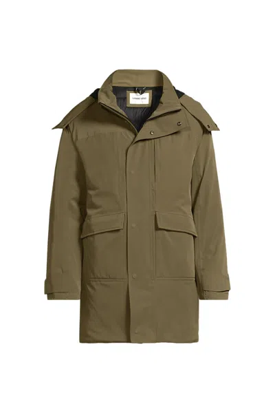 Lands' End Men's Squall Thermal Insulated Parka In Green