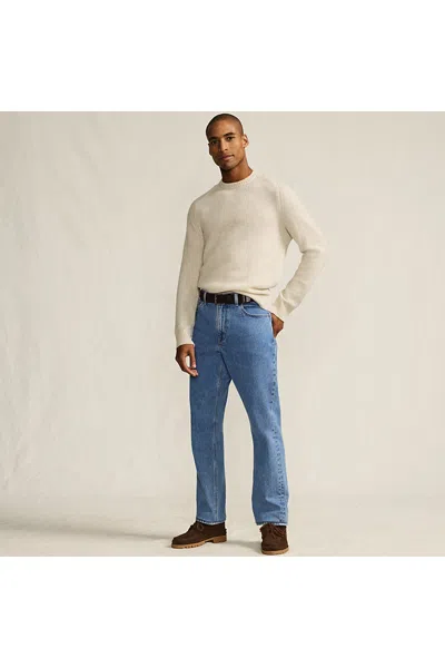 Lands' End Men's Stretch Athletic Fit Jean In Blue