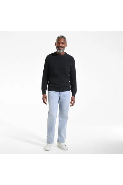 Lands' End Men's Stretch Classic Fit Jean In Black