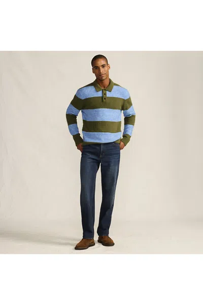 Lands' End Men's Stretch Classic Fit Jean In Blue