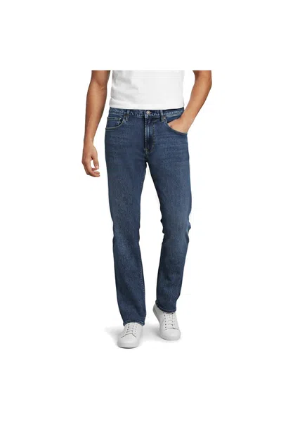 Lands' End Men's Stretch Comfort Waist Classic Fit Jean In Blue